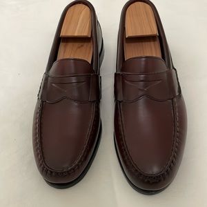 Allen Edmonds Walden men’s 10 D brown penny loafers
